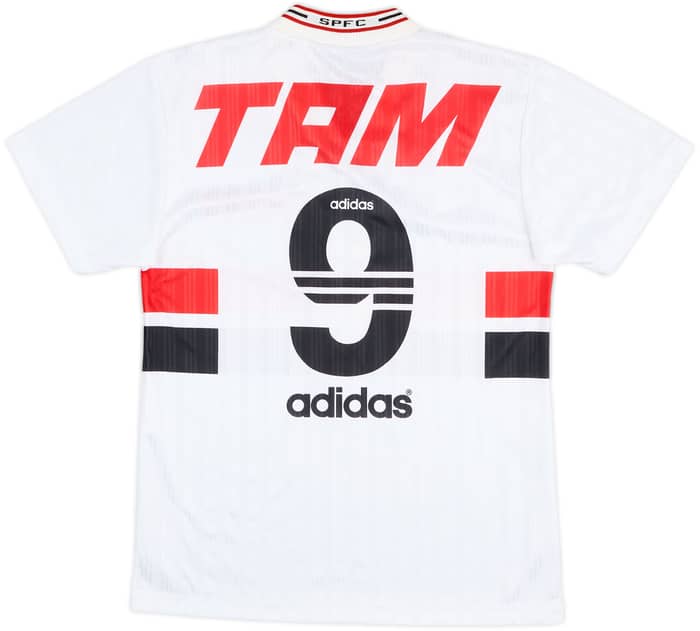Camiseta de local del Sao Paulo 1996 #9 - 8/10 - (S)