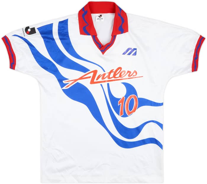 1993-95 Kashima Antlers Away Shirt #10 - 7/10 - (L)