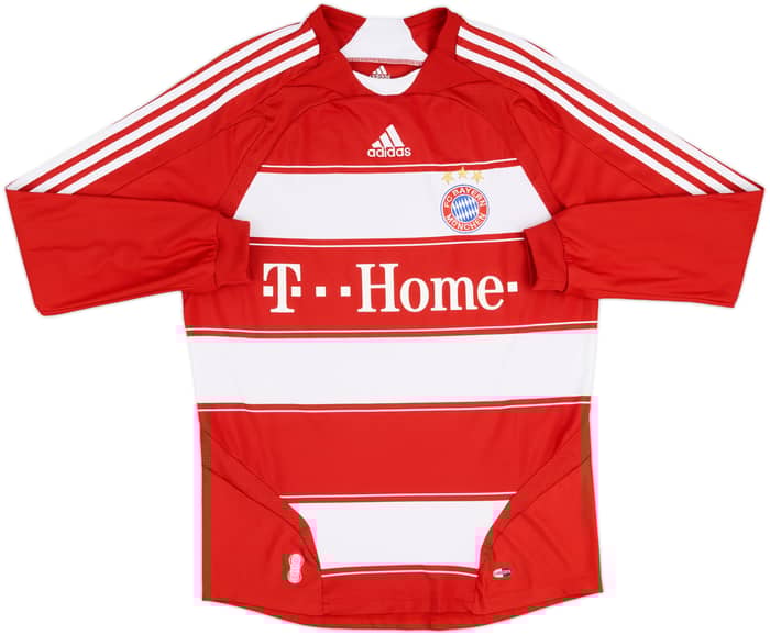 2007-08 Bayern Munich Home L/S Shirt Klose #18 - 7/10 - (S)