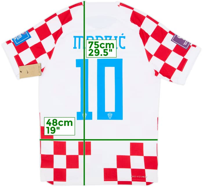 2022-23 Croatia 'vs Morocco' Authentic Home Shirt Modric #10 (M)