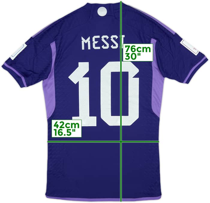 2022-23 Argentina 'vs Poland' Authentic Away Shirt Messi #10 (S)