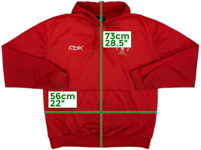 2005-06 Liverpool Reebok 'The Final Istanbul' Hooded Sweat Top - 4/10 - (L)