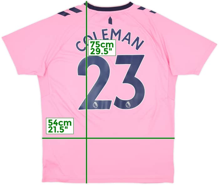 2022-23 Everton Away Shirt Coleman #23 - 9/10 - (XL)