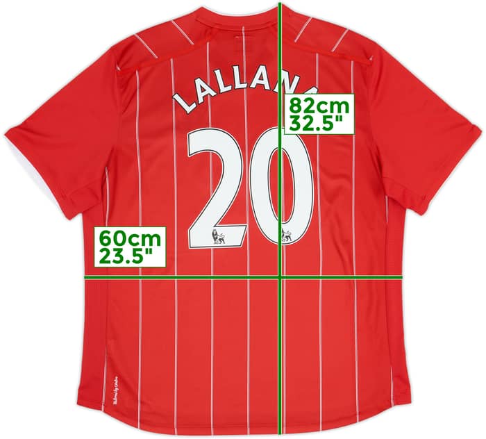 2012-13 Southampton Home Shirt Lallana #20 - 8/10 - (XXL)