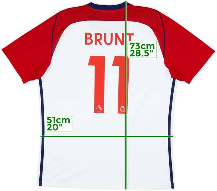 2017-18 West Brom Away Shirt Brunt #11 - 6/10 - (M)