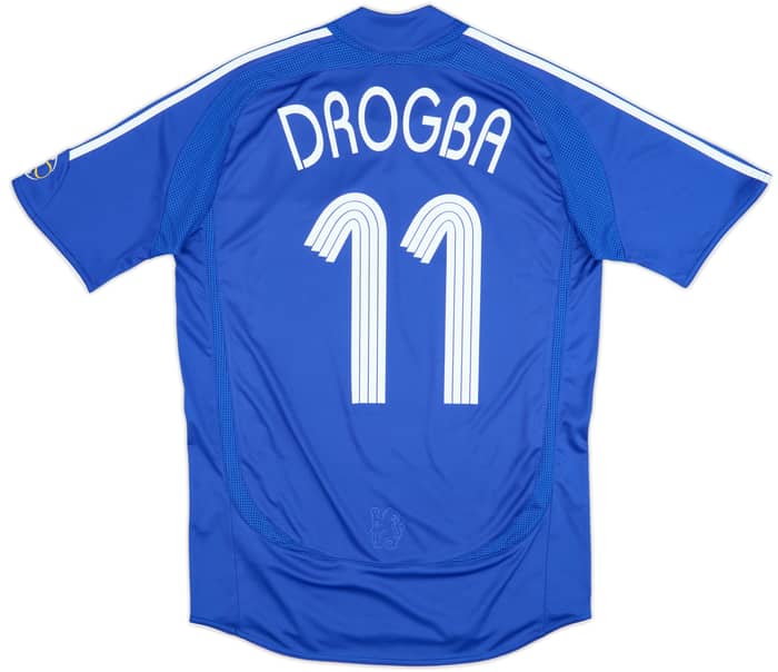 2006-08 Chelsea Home Shirt Drogba #11 - 6/10 - (S)