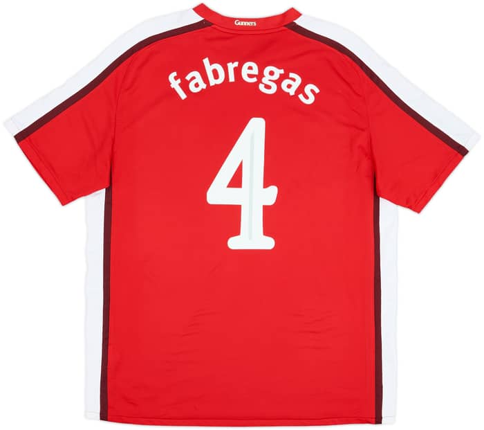 2008-10 Arsenal Home Shirt Fabregas #4 - 8/10 - (XL)