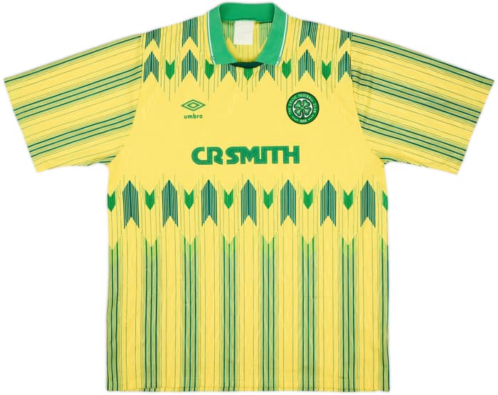 1989-91 Celtic Away Shirt - 8/10 - (XL)