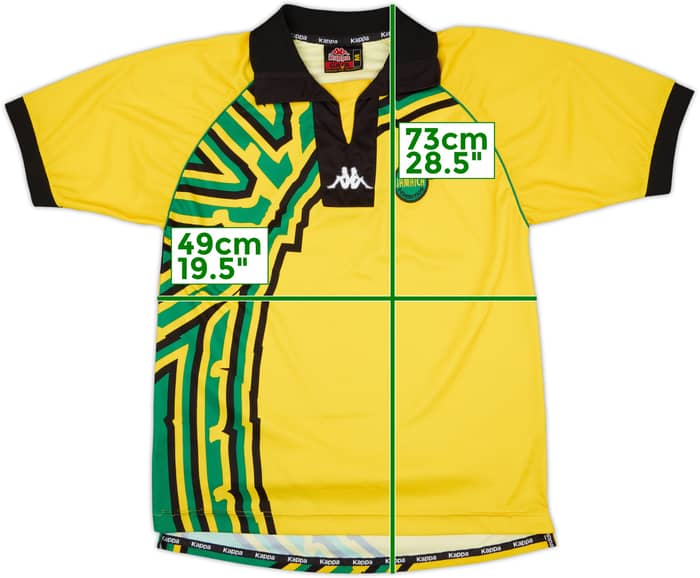 1998-00 Jamaica Home Shirt - 7/10 - (M)