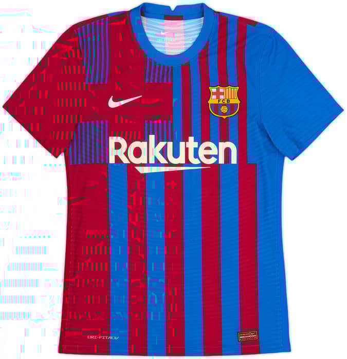 2021-22 Barcelona Authentic Home Shirt Pedri #16 - 10/10 - (S)