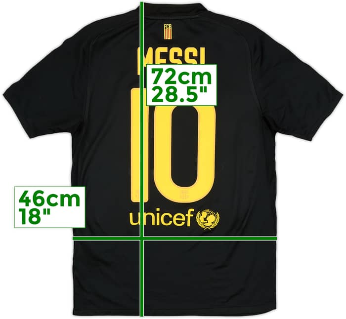 2011-12 Barcelona Away Shirt Messi #10 - 6/10 - (S)