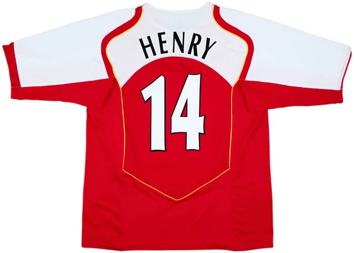 2004-05 Arsenal Home Shirt Henry #14 - 8/10 - (XXL)