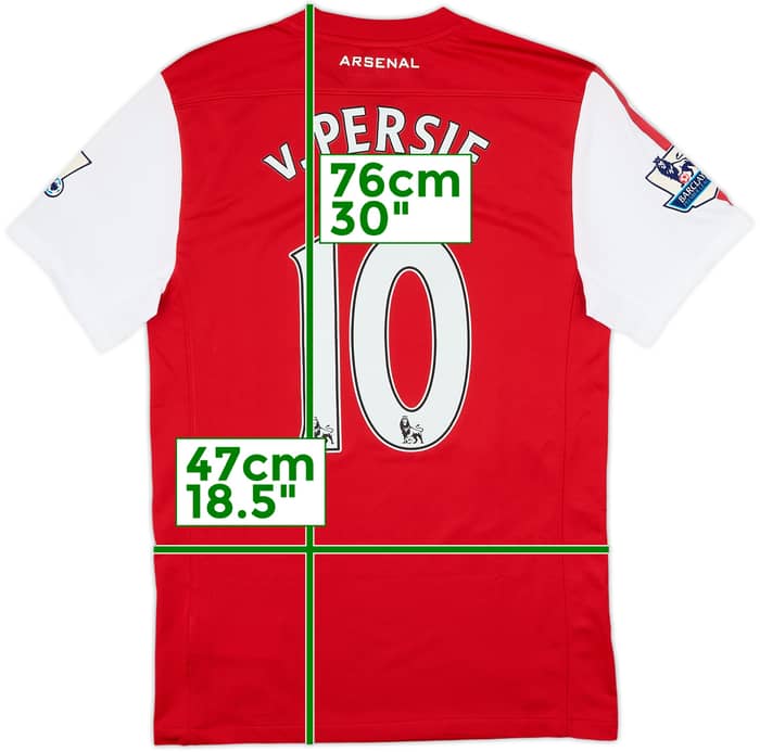2011-12 Arsenal Home Shirt v.Persie #10 - 8/10 - (S)
