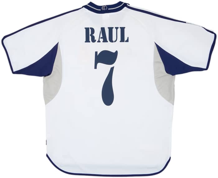 2000-01 Real Madrid Home Shirt Raul #7 - 6/10 - (L)
