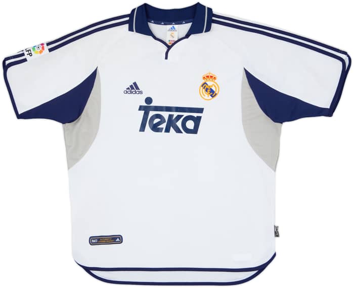 2000-01 Real Madrid Home Shirt Raul #7 - 6/10 - (L)