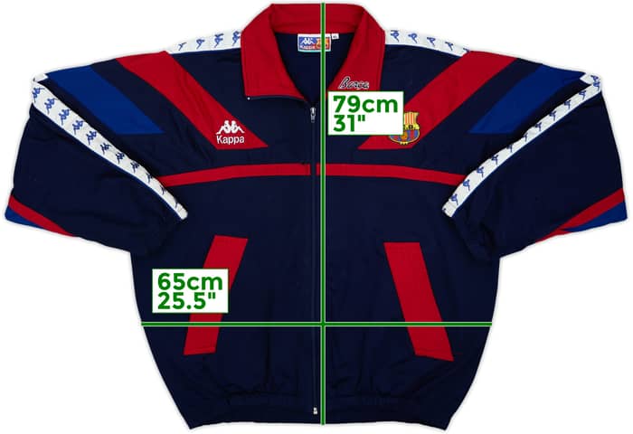 1992-95 Barcelona Kappa Track Jacket - 8/10 - (XL)