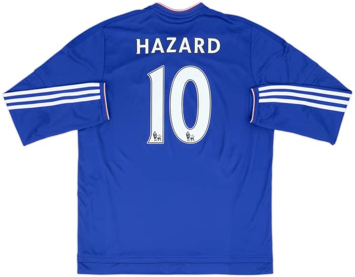 2015-16 Chelsea Home L/S Shirt Hazard #10 - 8/10 - (XL)