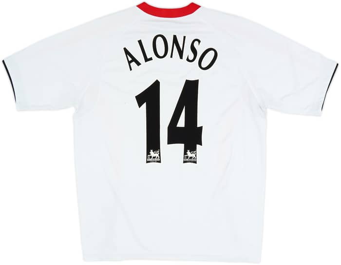 2005-06 Liverpool Away Shirt Alonso #14 - 7/10 - (L)