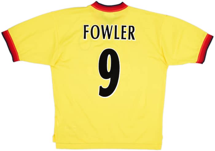 1997-99 Liverpool Away Shirt Fowler #9 - 10/10 - (L)