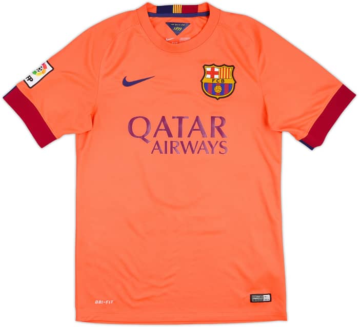 2014-15 Barcelona Away Shirt A.Iniesta #8 - 8/10 - (S)