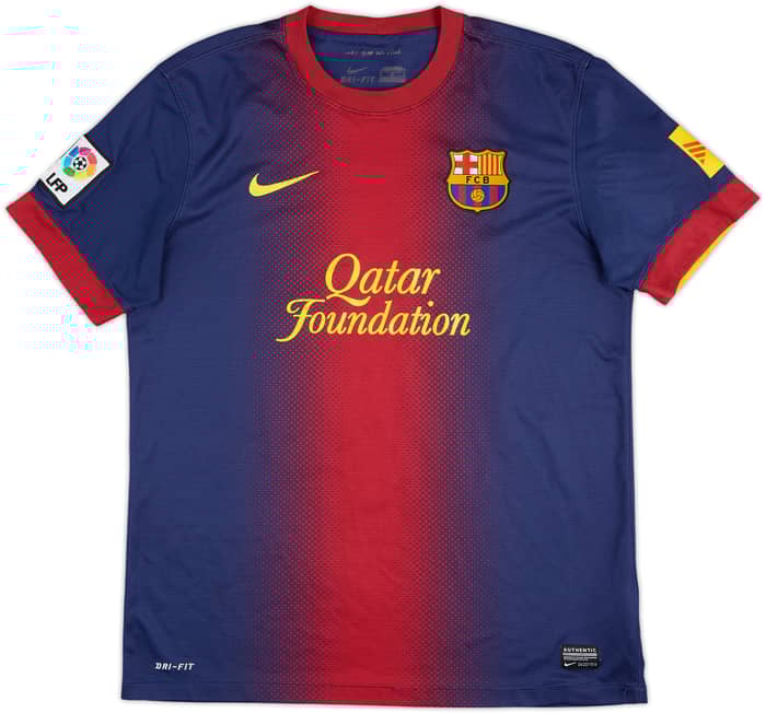 2012-13 Barcelona Home Shirt Messi #10 - 7/10 - (M)