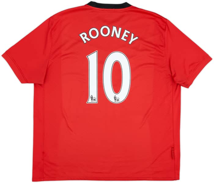 2009-10 Manchester United Home Shirt Rooney #10 - 5/10 - (XXL)