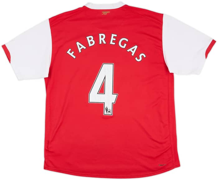 2006-08 Arsenal Home Shirt Fabregas #4 - 6/10 - (L)