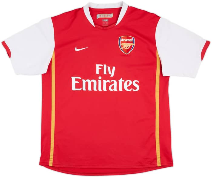 2006-08 Arsenal Home Shirt Fabregas #4 - 6/10 - (L)