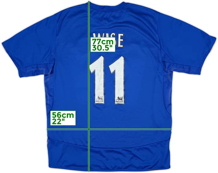 2005-06 Chelsea Centenary Home Shirt Wise #11 - 5/10 - (XL)