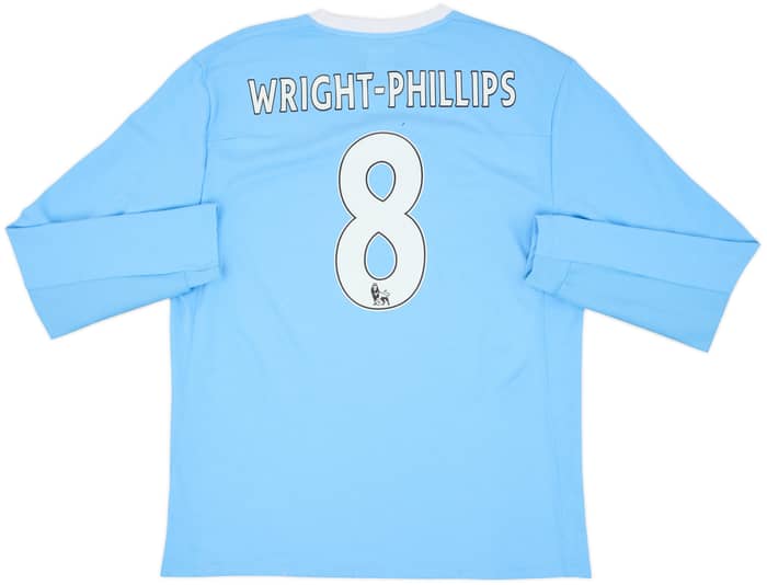 2009-10 Manchester City Home L/S Shirt Wright-Phillips #8 - 8/10 - (L)