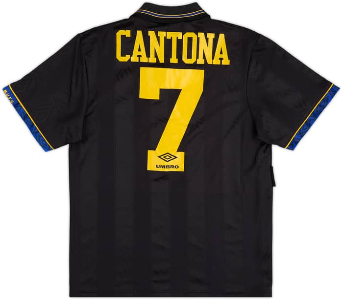 1993-95 Manchester United Away Shirt Cantona #7 - 7/10 - (S)