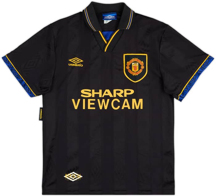 1993-95 Manchester United Away Shirt Cantona #7 - 7/10 - (S)