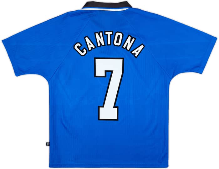 1996-98 Manchester United Third Shirt Cantona #7 - 8/10 - (Y)