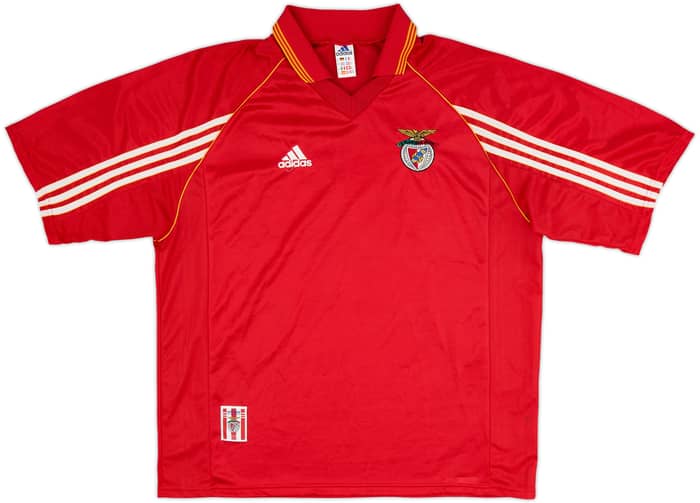 1998-99 Benfica Home Shirt Nuno Gomes #21 - 8/10 - (XL)