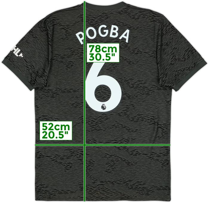 2020-21 Manchester United Away Shirt Pogba #6 - 5/10 - (L)