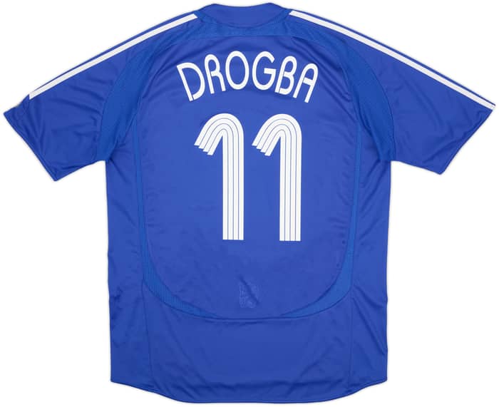 2006-08 Chelsea Home Shirt Drogba #11 - 7/10 - (L)