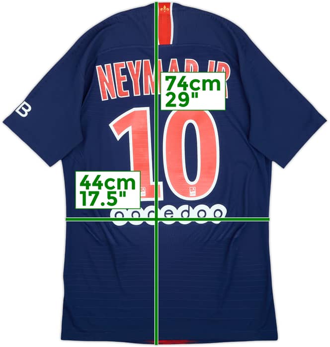 2018-19 Paris Saint-Germain Authentic Home Shirt Neymar Jr #10 - 8/10 - (S)