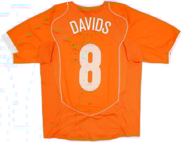 2004-06 Netherlands Home Shirt Davids #8 - 8/10 - (L)