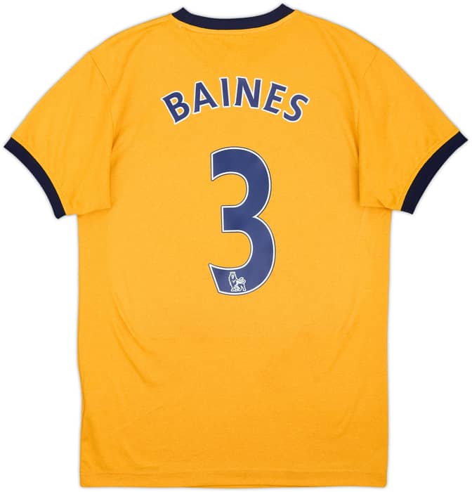 2011-12 Everton Camiseta de Visitante Baines #3 - 9/10 - (S)