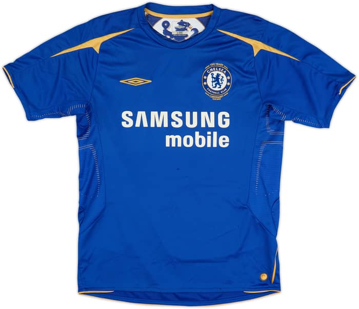 2005-06 Chelsea Centenary Home Shirt Lampard #8 - 6/10 - (M)