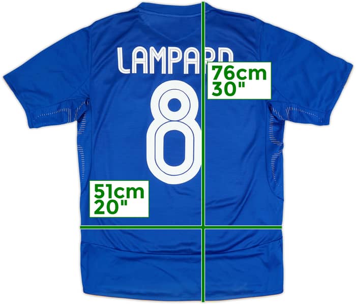 2005-06 Chelsea Centenary Home Shirt Lampard #8 - 6/10 - (M)