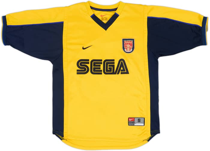 1999-01 Arsenal Away Shirt Bergkamp #10 - 7/10 - (S)