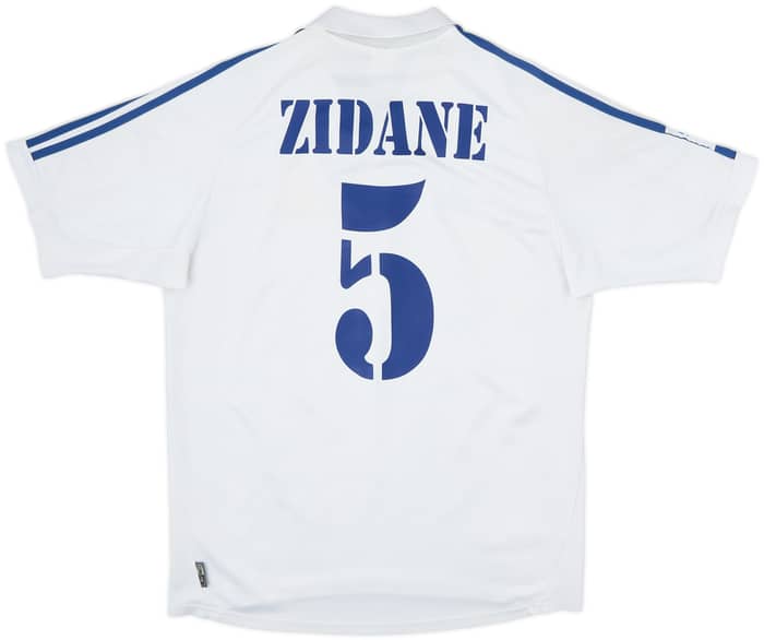 2001 Real Madrid Home Shirt Zidane #5 - 7/10 - (M)