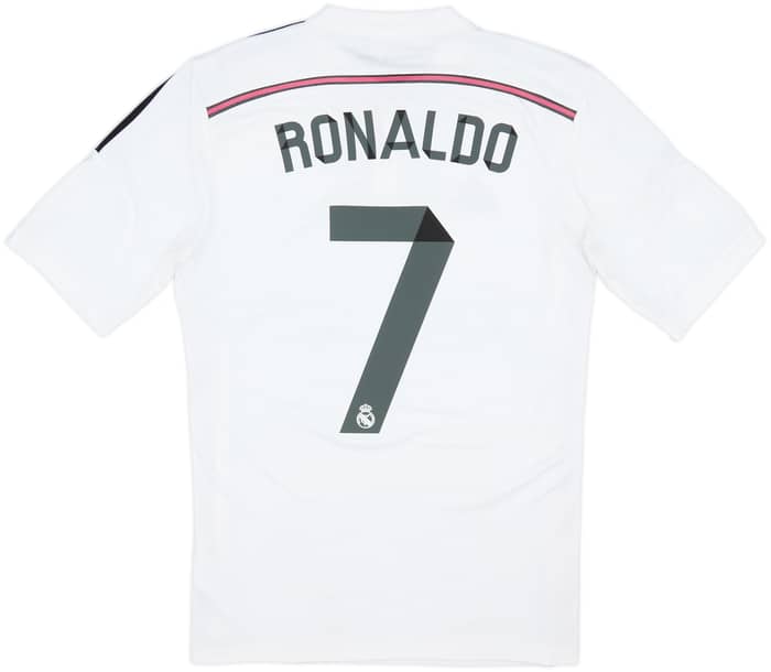 2014-15 Real Madrid Home Shirt Ronaldo #7 - 6/10 - (S)
