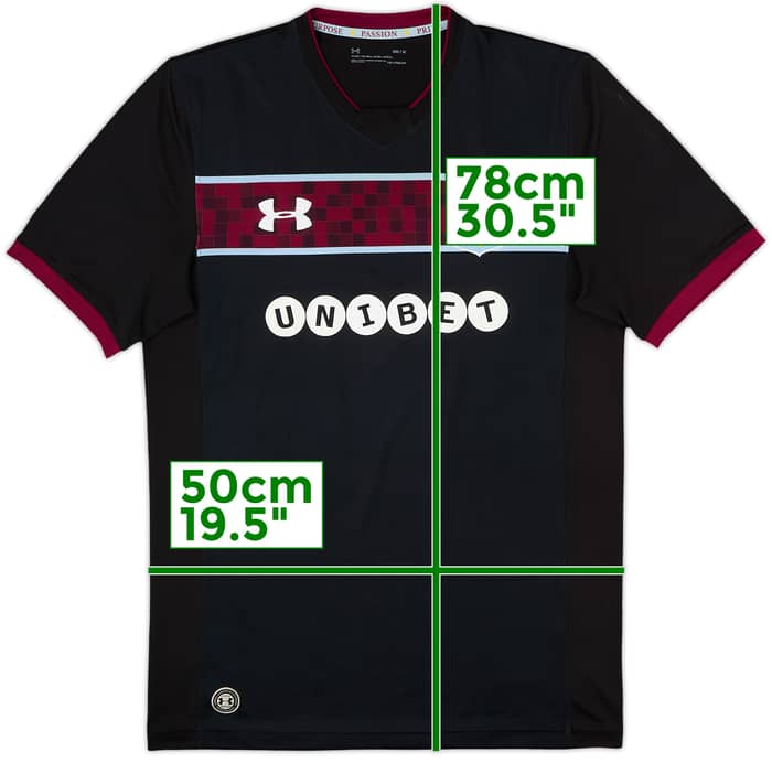 2017-18 Aston Villa Away Shirt - 8/10 - (M)