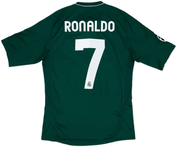Camiseta de la tercera equipación CL del Real Madrid 2012-13 Ronaldo #7 - 7/10 - (L)