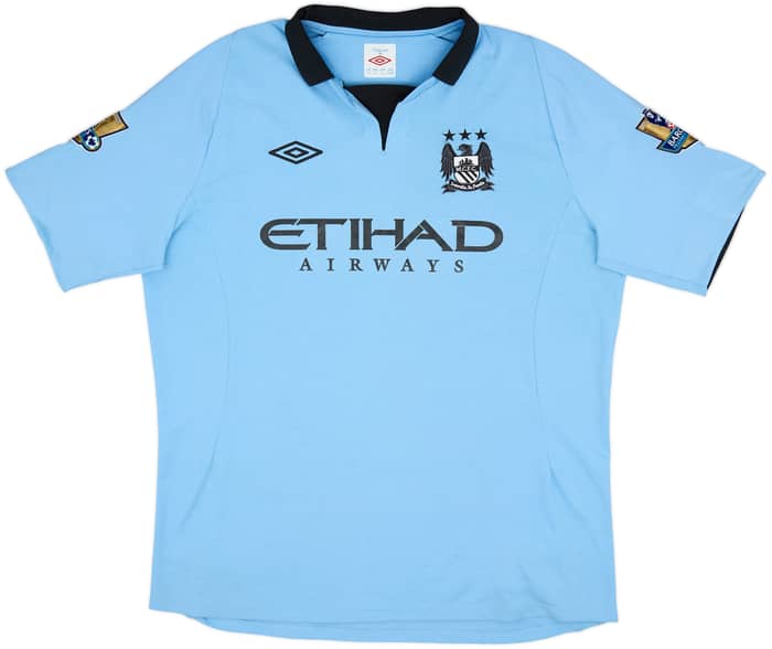 2012-13 Manchester City Home Shirt Kun Aguero #16 - 7/10 - (L)