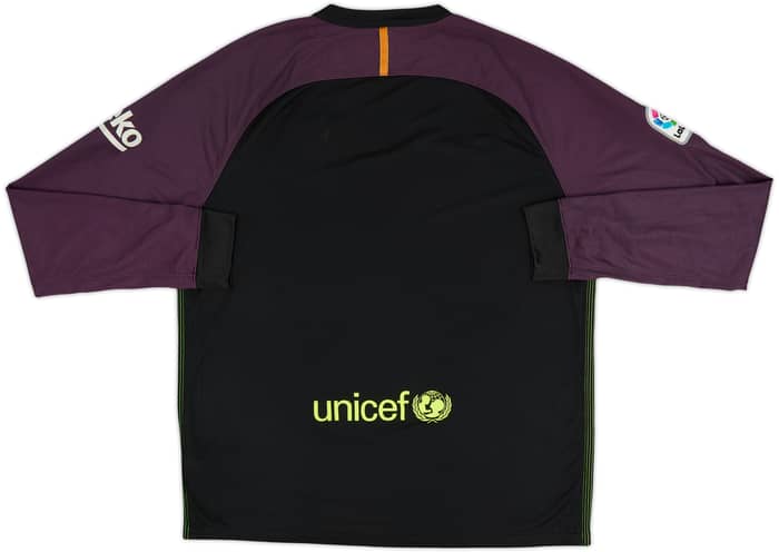 2016-17 Barcelona GK Shirt - 6/10 - (XL)