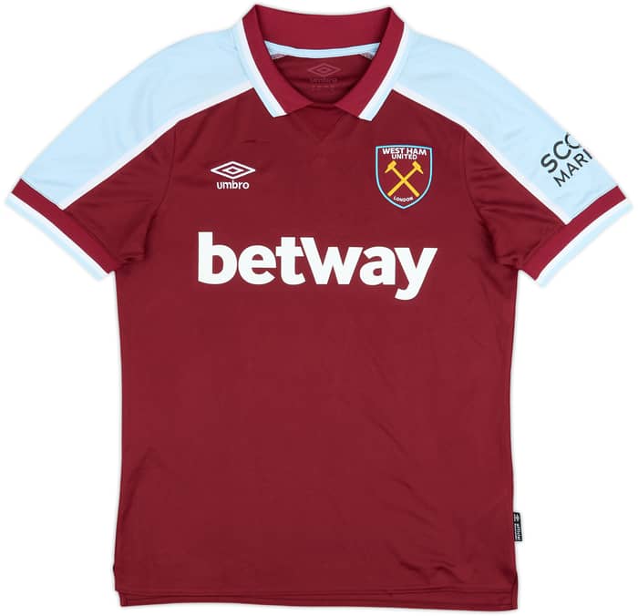2021-22 West Ham Home Shirt Bowen #20 - 7/10 - (M)