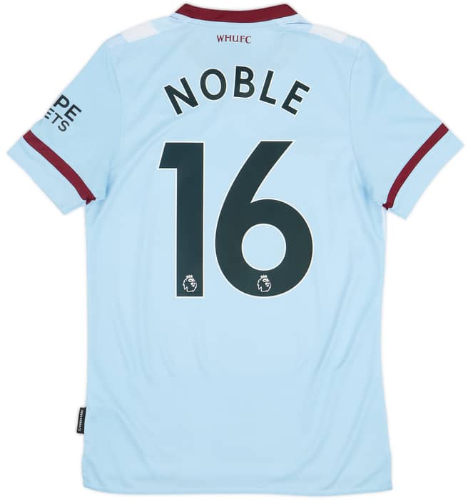 2021-22 West Ham Away Shirt Noble #16 - 7/10 - (S)